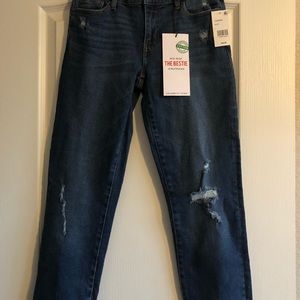 The Bestie mid-rise girlfriend Jeans size 1/25 Brand new with tag